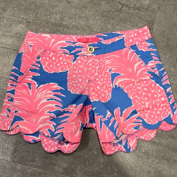 Lilly Pulitzer Pants - Lily Pulitzer Shorts - Pink Blue Pineapple
